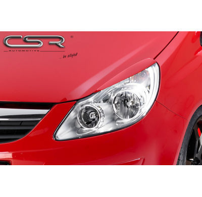 PESTAÑAS FAROS DELANTEROS ABS Opel Corsa D Hatchback AÑO  2006-2010