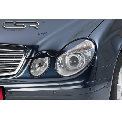 PESTAÑAS FAROS DELANTEROS ABS Mercedes Benz W211 Limousine / Kombi AÑO  2002-2009