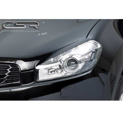 PESTAÑAS FAROS DELANTEROS ABS Nissan  Qashqai SUV AÑO  Desde 2010