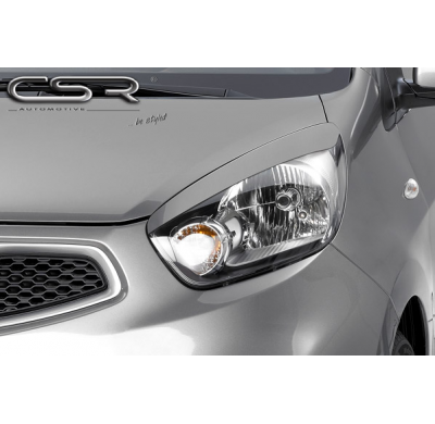 PESTAÑAS FAROS DELANTEROS ABS Kia Picanto Todos modelos AÑO  Desde 2011