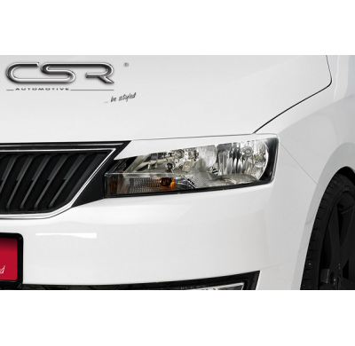 PESTAÑAS FAROS DELANTEROS ABS Skoda Rapid Todos modelos AÑO  Desde 2012