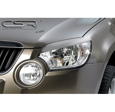PESTAÑAS FAROS DELANTEROS ABS Skoda Yeti Todos modelos AÑO  Desde 2009