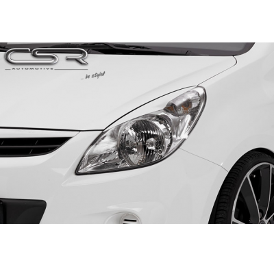 PESTAÑAS FAROS DELANTEROS ABS Hyundai I20 Todos modelos AÑO  2008-7/2012