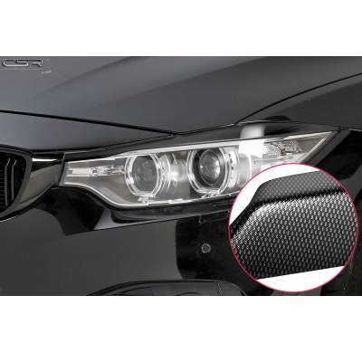 Pestañas faros carbon look BMW 4er F32, F33, F36 SB252-C