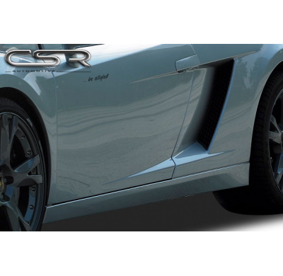 TALONERAS LATERALES FIBRA VIDRIO Lamborghini  Gallardo LP500 / LP560 Coupe / Spyder AÑO  Desde 2003