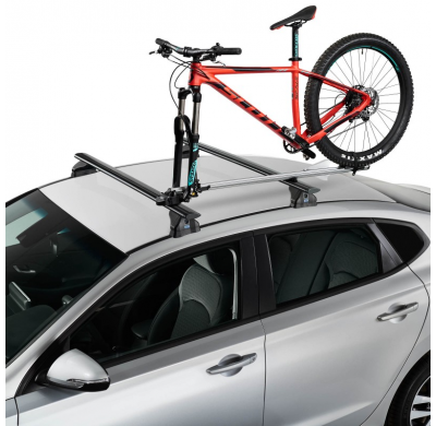 CRUZ Criterium Portabicicletas de techo para el transporte de bicicletas fijadas por la horquilla