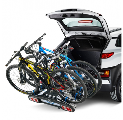 CRUZ Pivot R3 EU towbar - 3 bicis Portabicicletas para bola de remolque con diseño moderno y características exclusivas