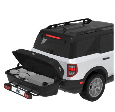 Cofre trasero CRUZ Sector 400NT -negro texturado-