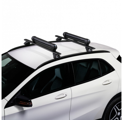 Ski Rack Dark 6 Portaesquís de techo con diseño atractivo y aerodinámico. Acabado negro texturado.