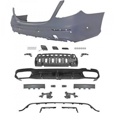 Paragolpes Deportivo Trasero W213 Mercedes Año:  16-20        Amg E63-Look