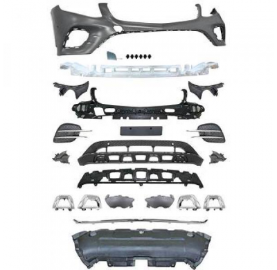 Paragolpes Deportivo Delantero X253 Mercedes Año:  15->>      Glc43 Amg-Look