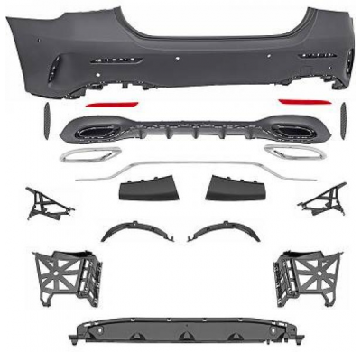 Paragolpes Trasero Deportivo W177 Mercedes Año:  19->>       Sport Look