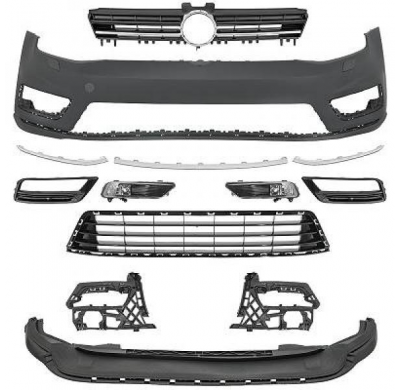 Paragolpes Delantero Deportivo E Golf 7 Vw Año:  12->>      R-Look