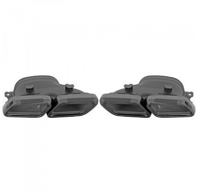 Colas De Escape Negras W205 Mercedes-Benz Año:  14->>