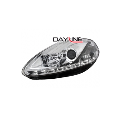 Faros Luz Diurna Fiat Punto 09+ _