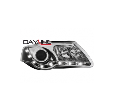 Faros Luz Diurna Vw Passat 3c 05+ Cromado