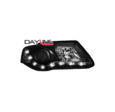 Faros Luz Diurna Vw Passat 3c 05+ Cromado