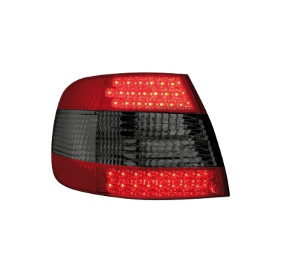 Pilotos Traseros Led Audi A4 B5 Lim. -99'-00' _ Rojo/Ahumado