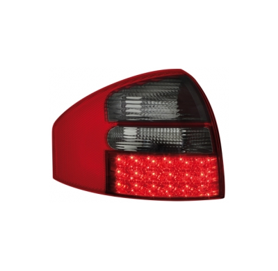 Pilotos Traseros Led Audi A6 97-04 _ Rojo/Ahumado
