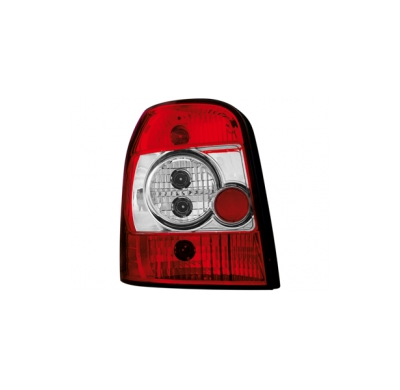 Pilotos Traseros Audi A4 B5 Avant 95-00 _ Rojo/Crystal