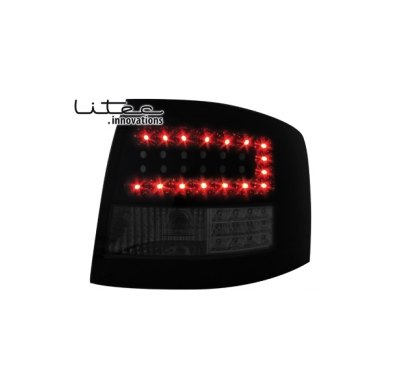 Pilotos Traseros Led Audi A6 Avant _ Negros 12/97-01/05 4b