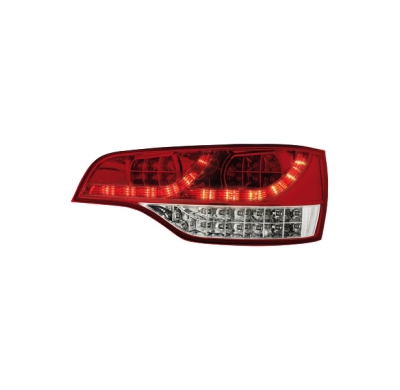 Pilotos Led Audi Q7 05-09 _ Rojos/Crystal