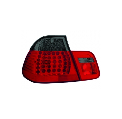 Led Pilotos Traseros Bmw E46 4d 02-04 _ Rojo/Negro