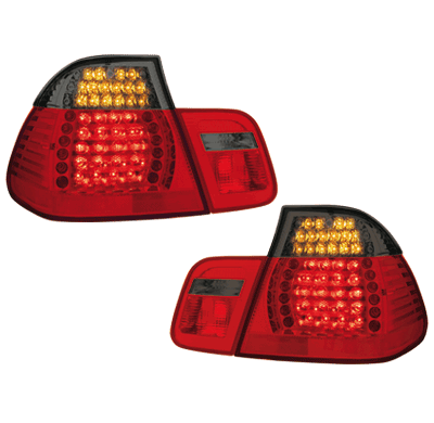 Led Pilotos Traseros Bmw E46 4d 02-04 _ Rojo/Negro
