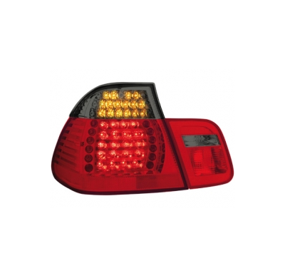 Led Pilotos Traseros Bmw E46 4d 98-01 _ Rojo/Negro