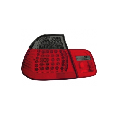 Led Pilotos Traseros Bmw E46 4d 98-01 _ Rojo/Negro