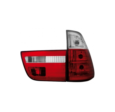 Pilotos Traseros Bmw X5 98-02 _ Rojo/Cristal