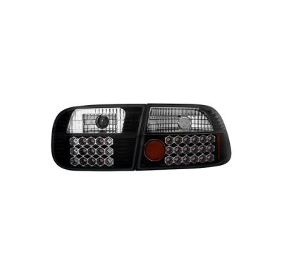 Led Pilotos Traseros Honda Civic 92-95 2-4t _ Negro