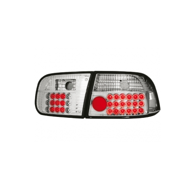 Led Pilotos Traseros Honda Civic 92-95 2-4t _ Cristal