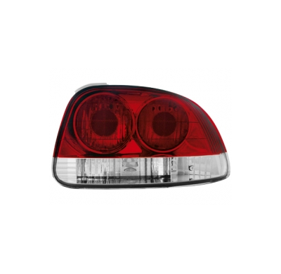 Pilotos Lexus Honda Crx Del Sol 93-96 _ Rojo/Cristal