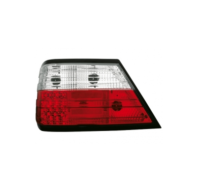 Led-Pilotos Traseros Mercedes Benz W124 85-94 _ Rojo/Cristal