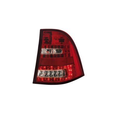 Pilotos Led Mercedes Benz W163 M-Klasse _ Rojo/Crystal