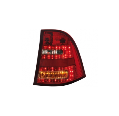 Pilotos Led Mercedes Benz W163 M-Klasse _ Rojo/Crystal