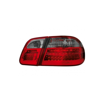 Led Pilotos Traseros Mercedes Benz E-Kl. W210 95-02 _ Rojo/Negro