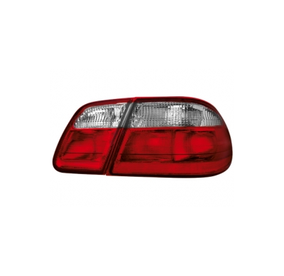 Pilotos Traseros Mercedes Benz E-Kl. W210 95-02 _ Rojo/Crystal