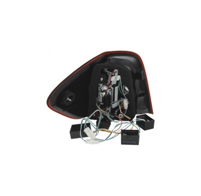 Pilotos Led Mercedes Benz M-Klasse 05+ _ Rojo/Transparente