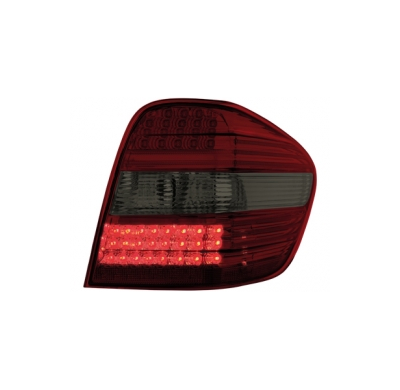 Pilotos Led Mercedes Benz M-Klasse 05+ _ Rojo/Smoke