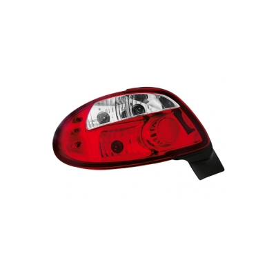 Pilotos Traseros Peugeot 206 _ Rojo /Cristal