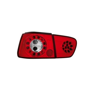 Led Pilotos Traseros Seat Ibiza Iii 08.99-02.02 _ Rojo/Cristal