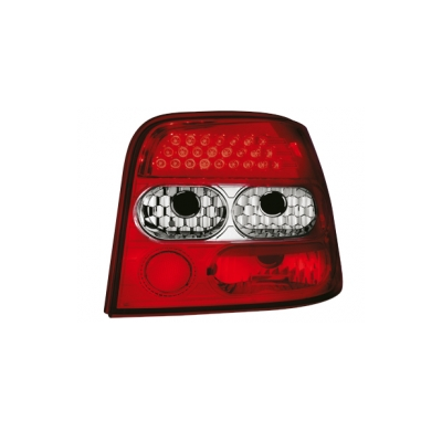 Led Pilotos Traseros Vw Golf Iv _ Rojo/Cristal