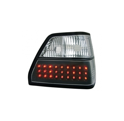 Pilotos Led Vw Golf Ii _ Negro