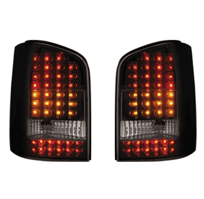 Pilotos Led Vw T5  03+ _ Con Intermitente Led_Negro