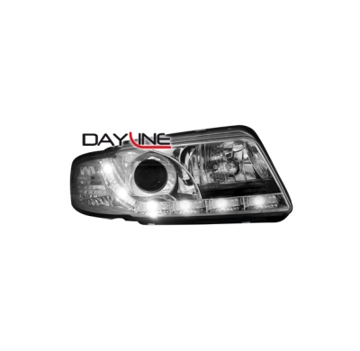 Faros Audi A4 B5 95-98 _ Con Diseño Luz Diurna