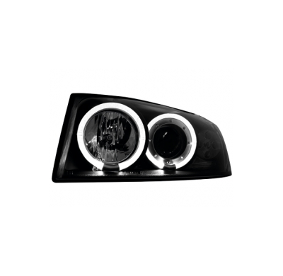 Faros Audi A4 8e 01- _ Angel Eyes (Ojos De Ángel) _ Negro