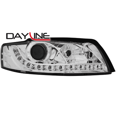 Faros Luz Diurna Audi A4 8e 01-04_Para Xenon De Origen