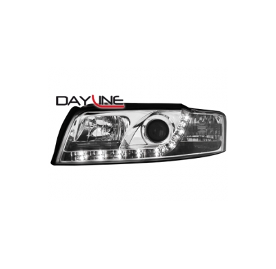 Faros Audi A4 8e 01+ _ Con Diseño Luz Diurna